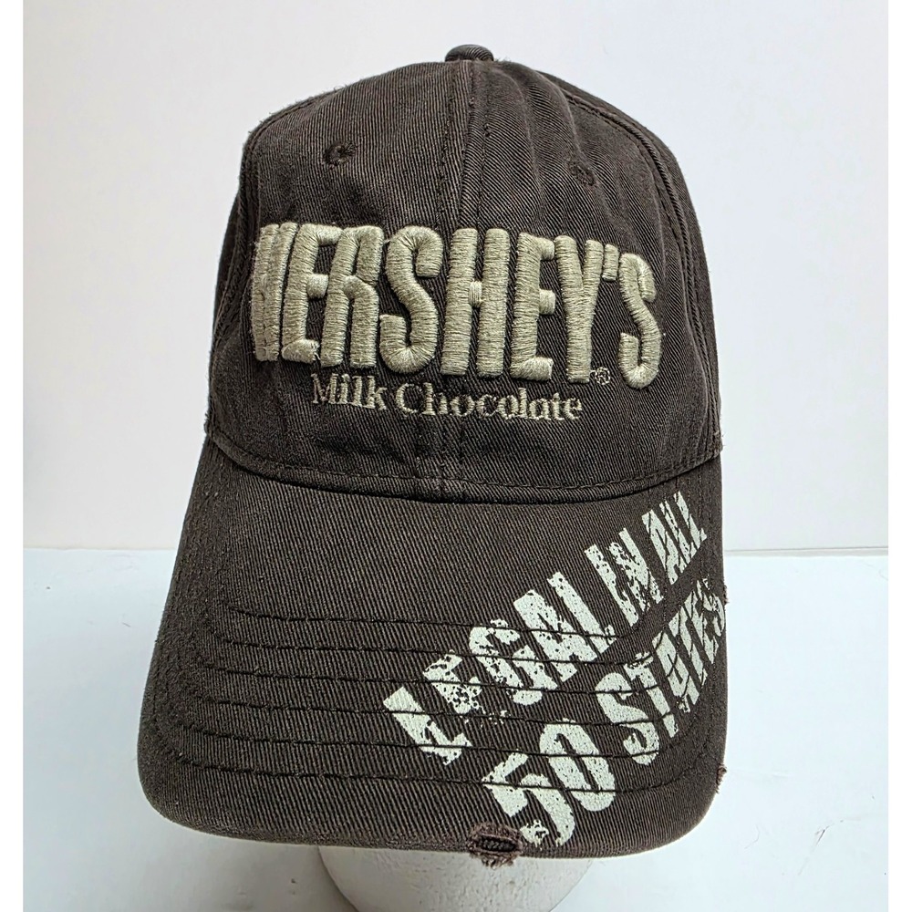 Distressed Hershey's Candy Brown Hat Casual Cap Original 2011